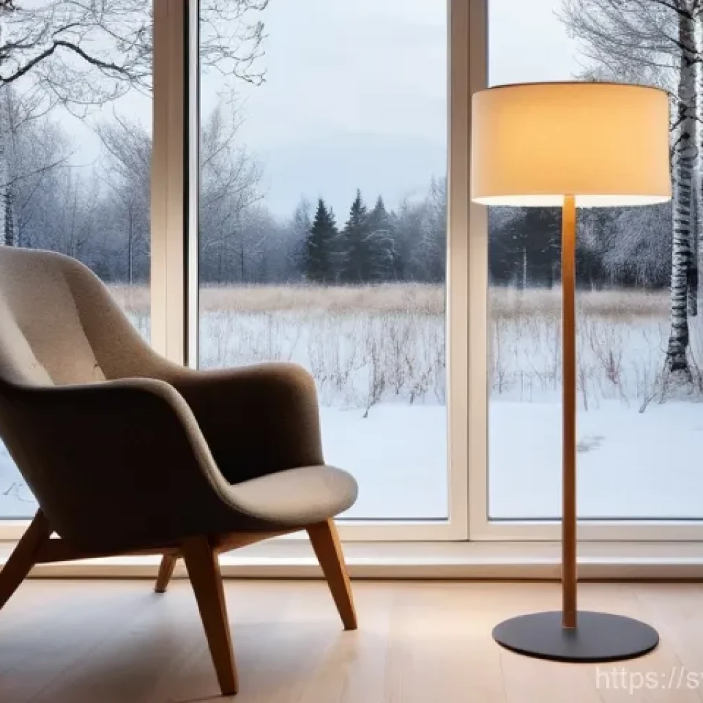 주말 언플러그드 시간 관리 아이디어 - **Prompt:** A cozy and serene reading nook in a Scandinavian-style home. A casually dressed adult, w...